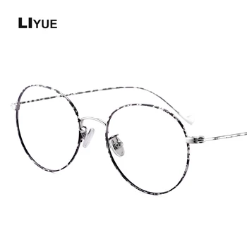 

Vintage Round Glasses frame women 2020 Spectacle computer prescription Myopia Glasses Korean Optical eyeglasses eyewear frames