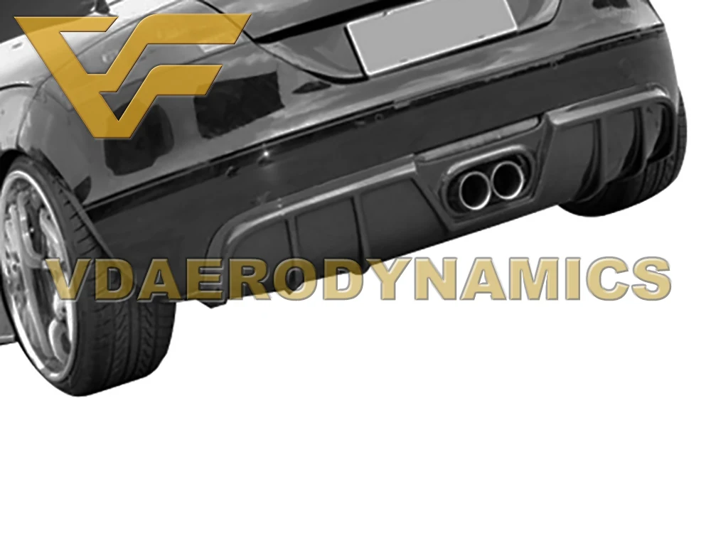 Подходит для 07-10 11-14 Audi TT VAD-V карбоновый задний диффузор для губ Бампер Комплект-2 стиля на выбор