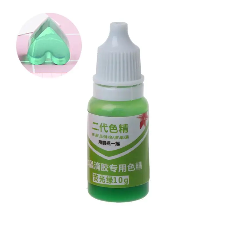 

10ml 15 Color Epoxy UV Resin Colorant Jewelry Liquid Pigment Bath Bomb Soap Dye 72XF