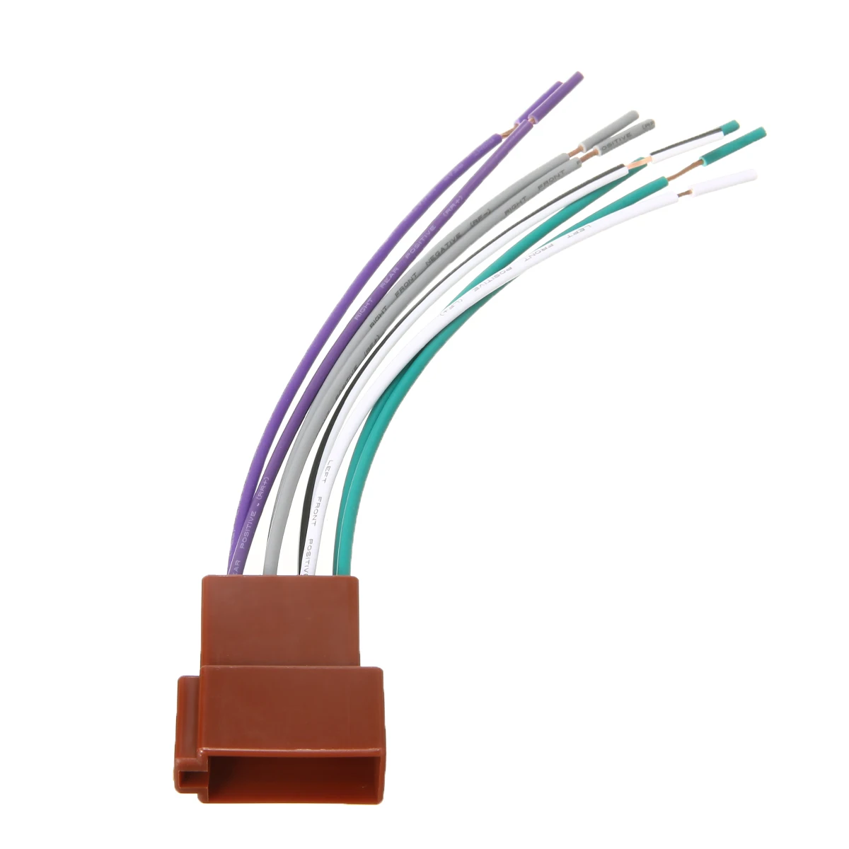 Mayitr 1pc 12V 16CM Universal Car Stereo Female Socket Radio ISO Wire Harness Adapter Connector FOR Power 4 speakers