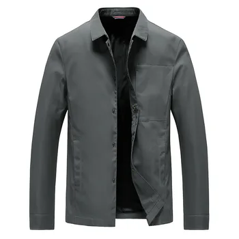 

2020 New Jacket Men's Thin Buttoned Jacket Father Spring Casual Fashion Business Jacket Popular Versatile