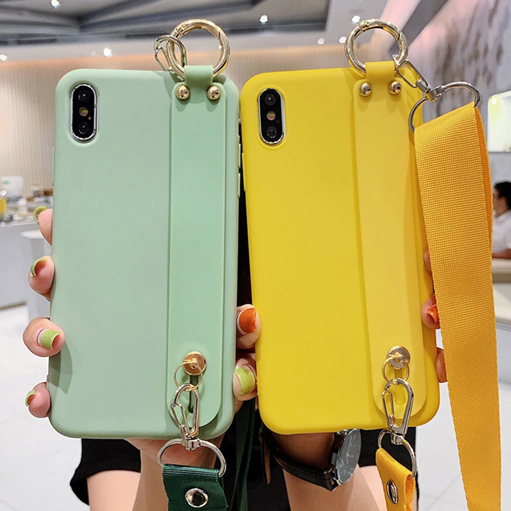 Ремешок для запястья держатель чехол сумка iPhone 11 Pro XS MAX X 7 8 наплечный телефона