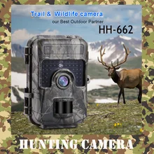 HH-662 16 МП 1080P охотничья камера 0,6 S цифровая инфракрасная камера ночного видения Дикая камера фото ловушки игровая камера