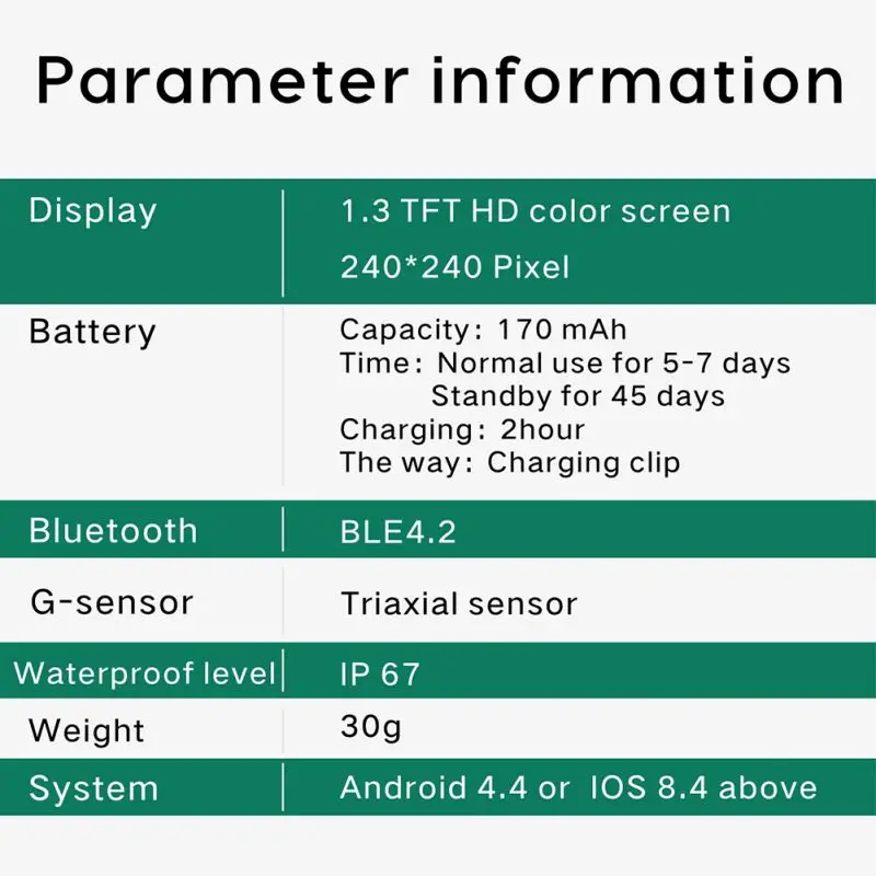 Водонепроницаемый IP67 фитнес-трек смарт-браслет пульсометр спортивный режим Шагомер Браслет 5VV