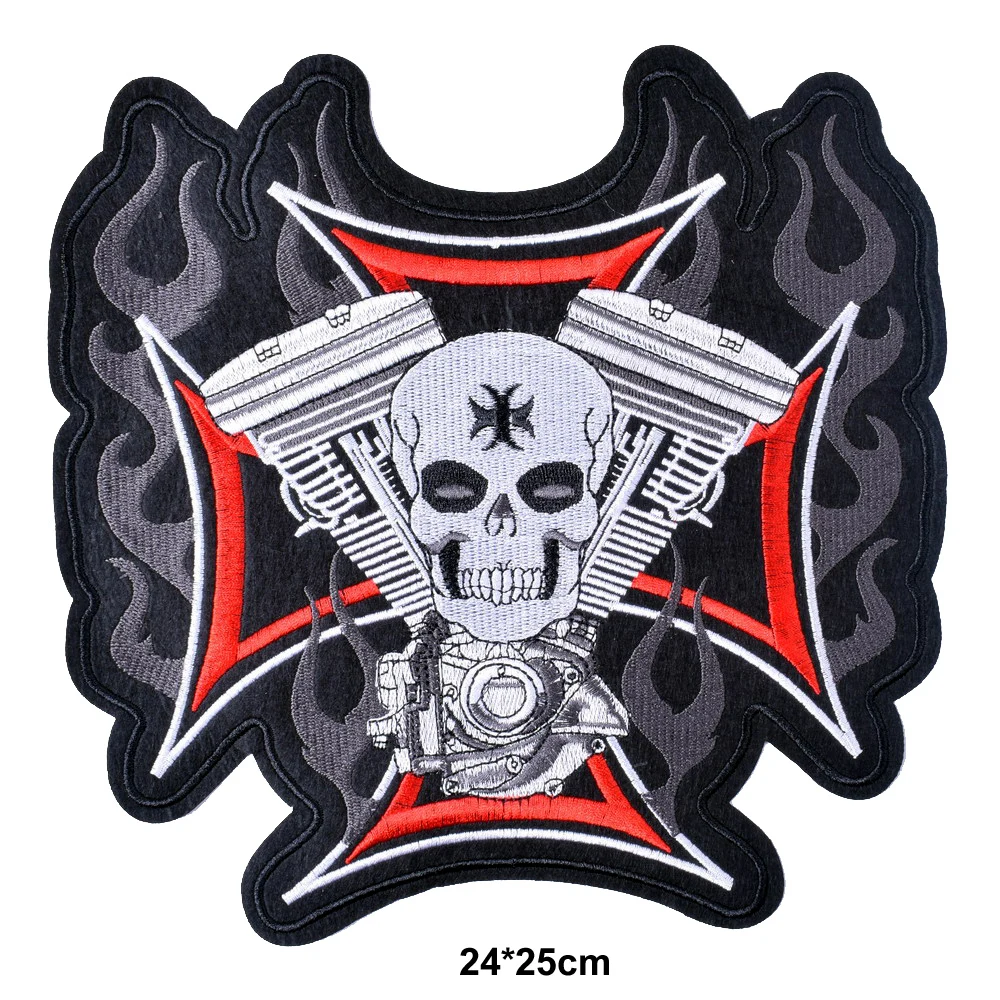  28PCS Punk Patches Punks Not Dead Horror Patch Punks Series  Iron Sew on Fabric Clothes Skull Scorpion Biker Motorcycle Embroidered  Badge Accessories : Arts, Crafts & Sewing