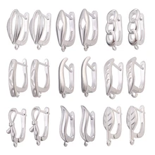 Juya DIY Basic Earring Material Handmade Copper Fastener Hook Clasps Bail Earring Hooks Accessories For Fashion Earrings Making Juya DIY Basic Earring Material Handmade Copper Fastener Hook Clasps Bail Earring Hooks Accessories For Fashion Earrings Making