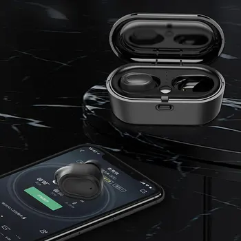 

Mini Sports Wireless Earbuds Bluetooh 5.0 in-Ear 3D Stereo Earphones Auto-Pair Wireless Headsets with Dual High Definition Mic