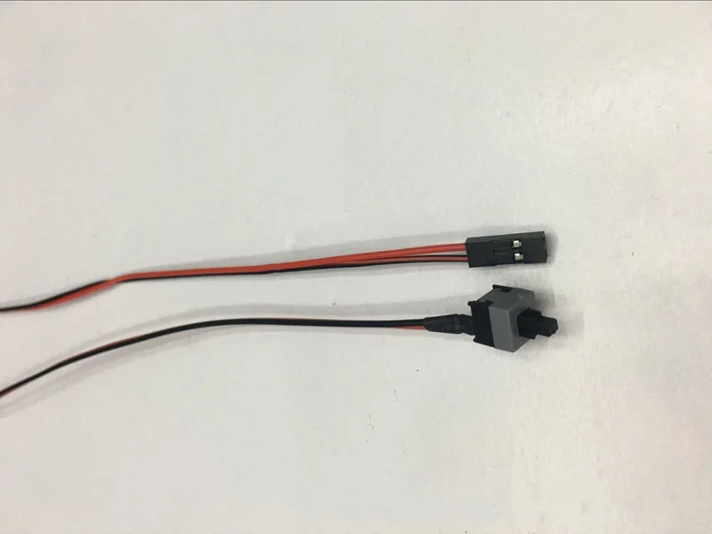 H1111Z 10pcs New 50cm Host Motherboard PC power button SW Switch On/OFF Cable Reset Adapter Cord For BTC Mining Miner Machine