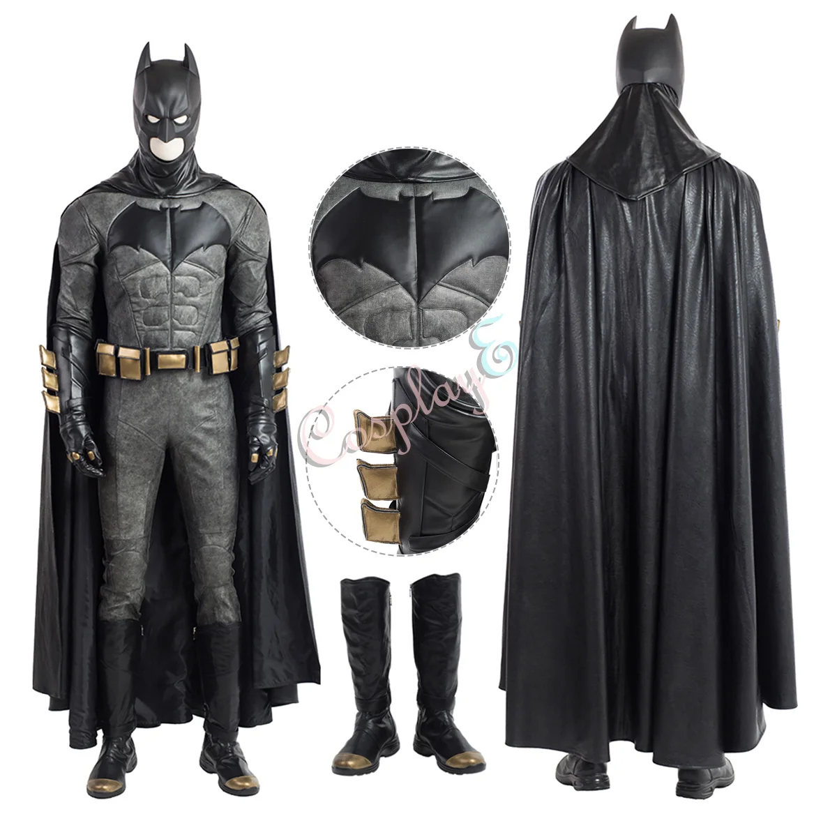 Disfraz de Batman Liga de la justicia Cosplay Bruce Wayne conjunto completo  - AliExpress Novedad y uso especial