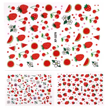 

Nail Sticker 10pcs 3D Nail Art Sticker Decoration Self-Adhesive DIY Manicure Decor for Nail Salon Home Nail Sticker