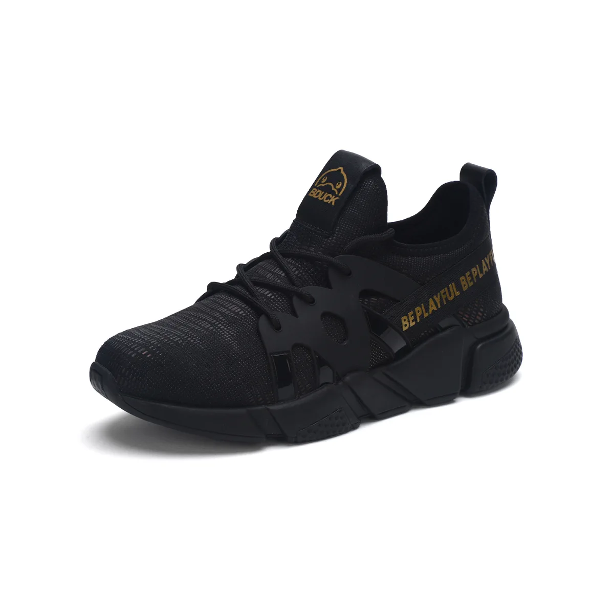 

B. Duck Small Yellow Duck MEN'S SHOES Spring And Autumn New Style Men's Casual Sports Shoes Solid Color Simple Anticollision Thi