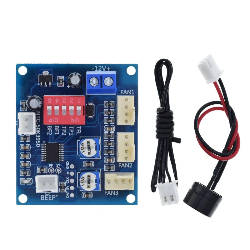 DC 12V 5A PWM PC CPU Fan Temperature Control Speed Controller Module