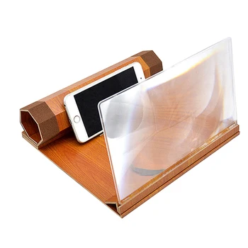 

12-inch Foldable Mobile Phone Screen Magnifier HD Radiation Protection Adjustable Magnetic Video Projector Phone Holder Racks