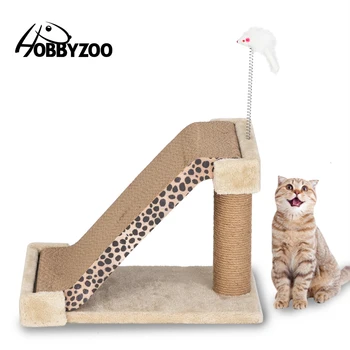 

Cat Climbing Tree Cat Scratch Board Two-in-One Leopard Mark with Catnip
