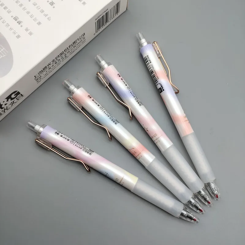 

Andstal Starry Galaxy Unique Gel Pen 0.5mm M&G Cute black Retractable gel ink pens muji gelpen school office supplies stationary