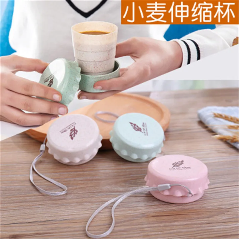 

NEW Portable Silicone Retractable Folding Cup with Lid Outdoor Telescopic Collapsible Drinking Cup Travel Camping water cup