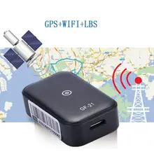 GF21 Mini lokalizator samochodowy GPS App urządzenie anty-zgubione sterowanie głosem lokalizator nagrywania mikrofon wysokiej rozdzielczości WIFI + LBS + GPS