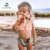 CUPSHE Pink Leaf Print Lace Up Top High Waist Bikini Sets For Girls 2021 Toddle Kid Детские Купальники Купальники 2-12 Лет