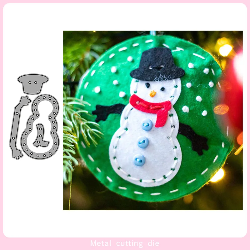 Рождественский снеговик металлические штампы для скрапбукинга DIY Фотоальбом