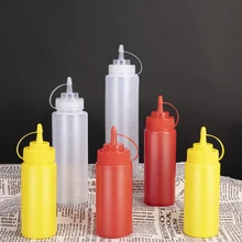 2 шт./лот пустая пластиковая бутылка-капельница для краски, салата, клея контейнер для приправы 250 мл, 340 мл, 420 мл, 500 мл, 680 мл