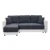 L SHAPE Sofa Bed Faux Leather  & Fabric 3 Seater Sofa Living Room/Spare Room/Guest Room Bed Settee 7