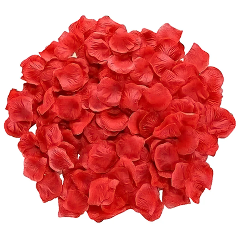 Silk Rose Petals Wedding Party Decoration Flower Vase Floral Red 500/1000 PCS 