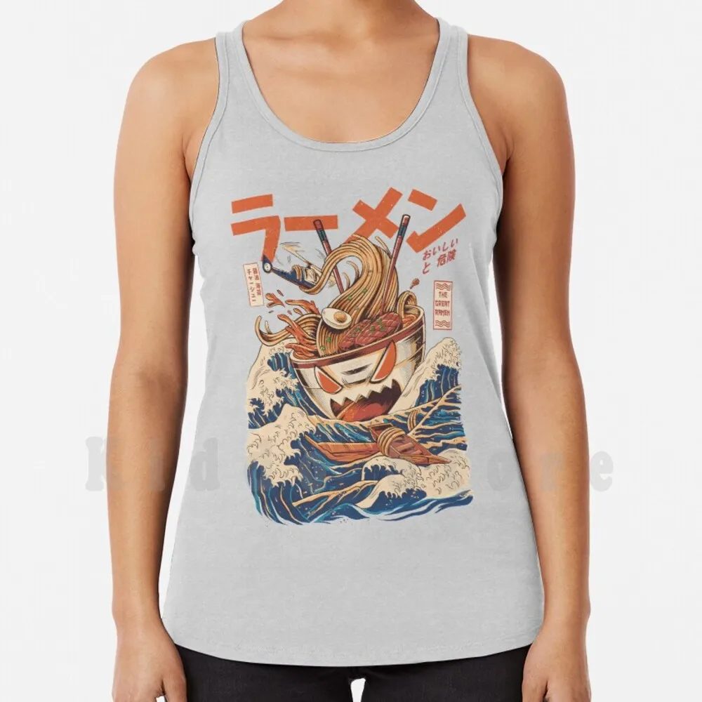 The Great Ramen Of Kanagawa Canotte Gilet Senza Maniche Ramen Noodle Animazione Giappone Kanagawa