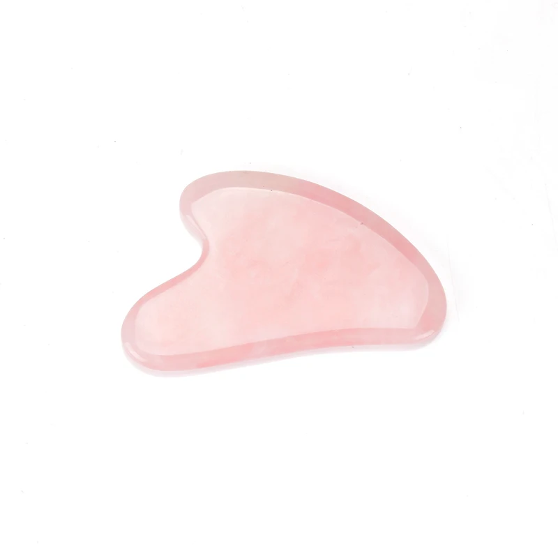 Китайские инструменты Gua Sha, розовый кварц, нефрит, гуаша, доска, натуральный камень, скребок для лица, шеи, спины, тела, иглоукалывание, давление, терапия