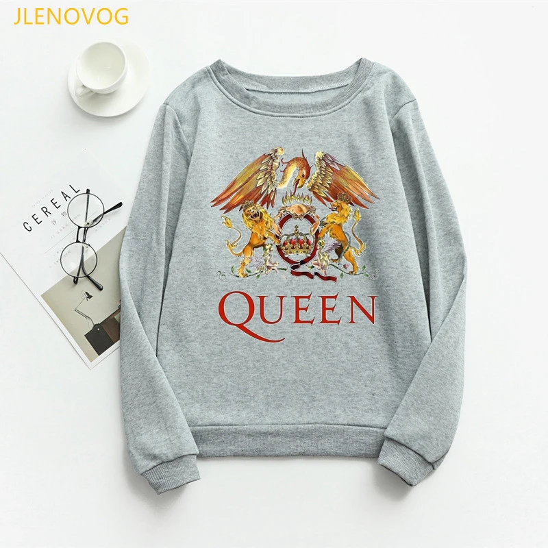 2020 hot sale Freddie Mercury sweatshirt women oversized unisex hoodie Queeen band hip hop sudaddera mujer drop shipping cat hoodie