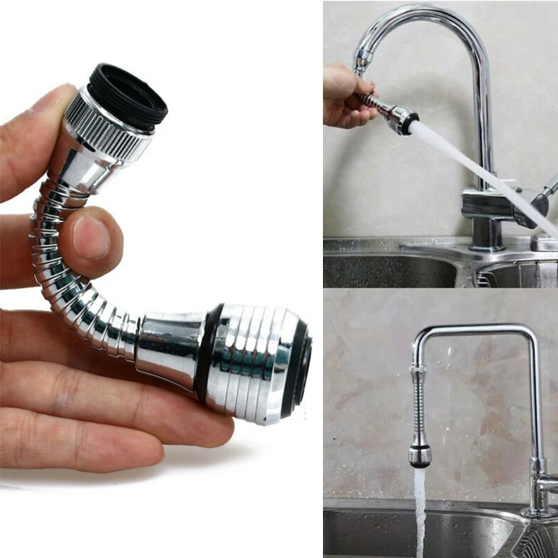 360-Degree Rotatable Flexible Water-Saving Tap Faucet Filter Kitchen Sink Nozzle Sprayer For 22mm-23.5mm Threaded | Строительство и