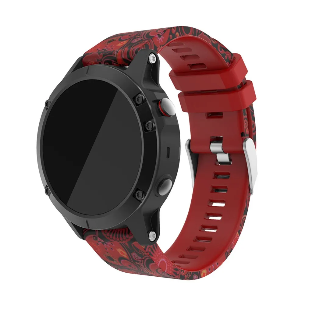 Для Garmin Fenix 5 Plus gps часы замена из силикагеля, мягкий ремешок для быстрой установки смарт часы браслет аксессуары#810