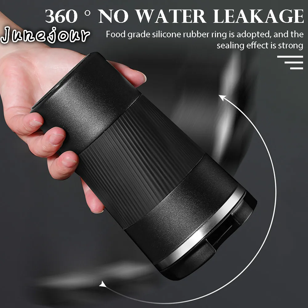 

380ml/500ml Portable Stainless steel 304 Coffee Mug With Non-slip Case Thermos Mug Travel Thermal Cup Thermosmug For Gifts