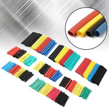 

400pcs/set 2: 1 Heat Shrinkable Tube Insualtion Wire Cable Sleeve Kit Polyolefin