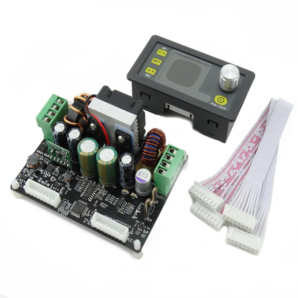 

CNC buck-boost DC adjustable power supply step-down module integrated voltage ammeter Output short circuit protection