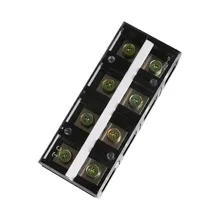 1 шт. барьерные Клеммники 177*71*47 мм 4P двухрядные Винтовые клеммы Электрический барьер клеммный блок Терминатор