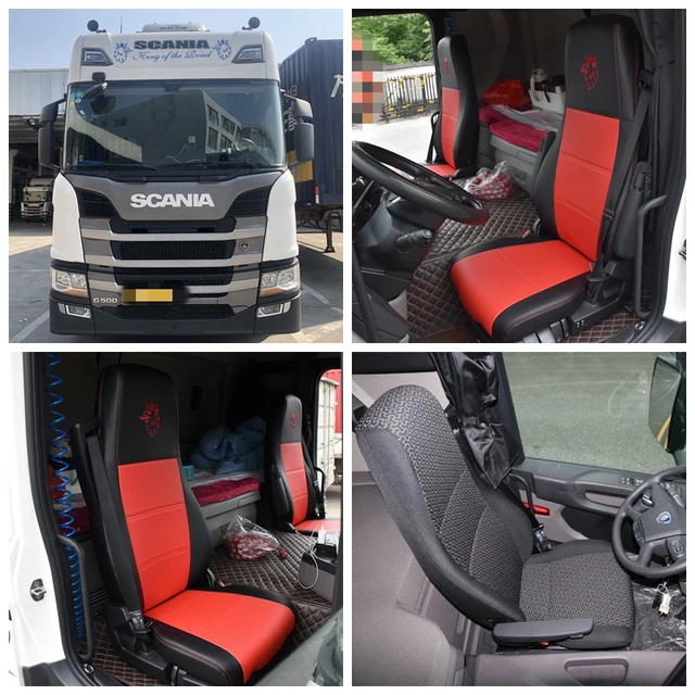 Housses de siège spéciales pour camion Scania, accessoires