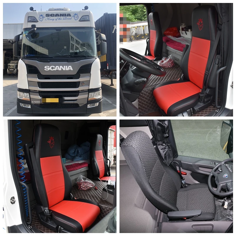 1× Seat Covers Special Truck Scania Series G S R P Tractorlorry Interior Microfiber Accessories Four Seasons - Automobiles Seat Covers - AliExpress