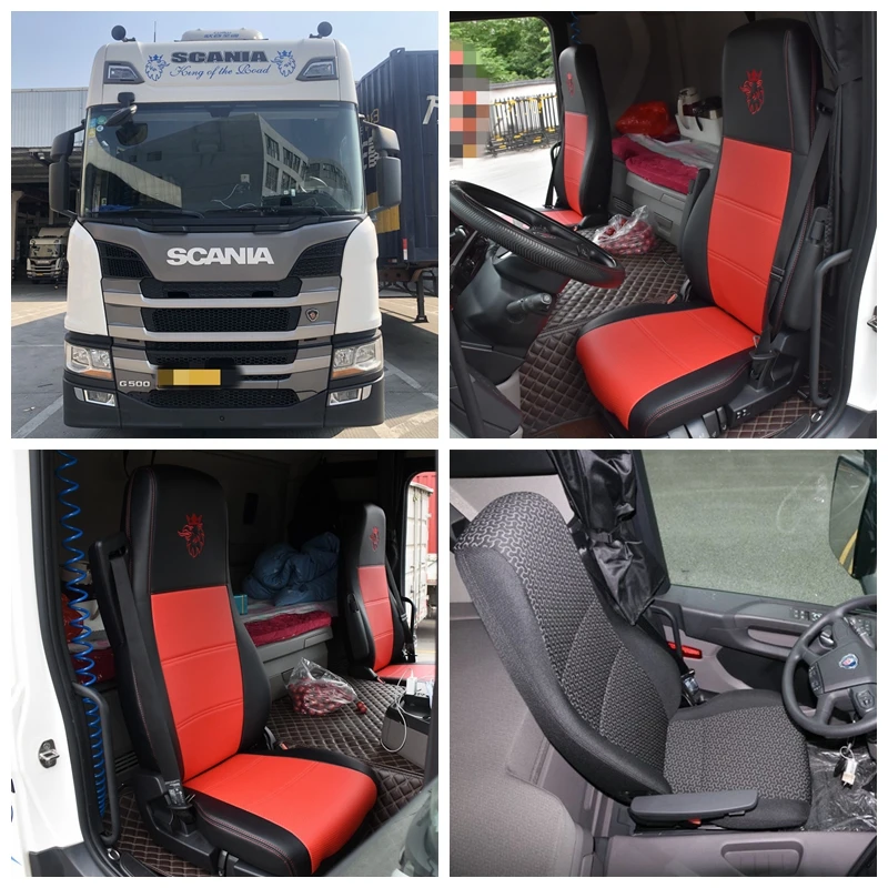 フランカー様用☆SCANIA☆スカニア☆シートカバー☆本革調☆メーカー