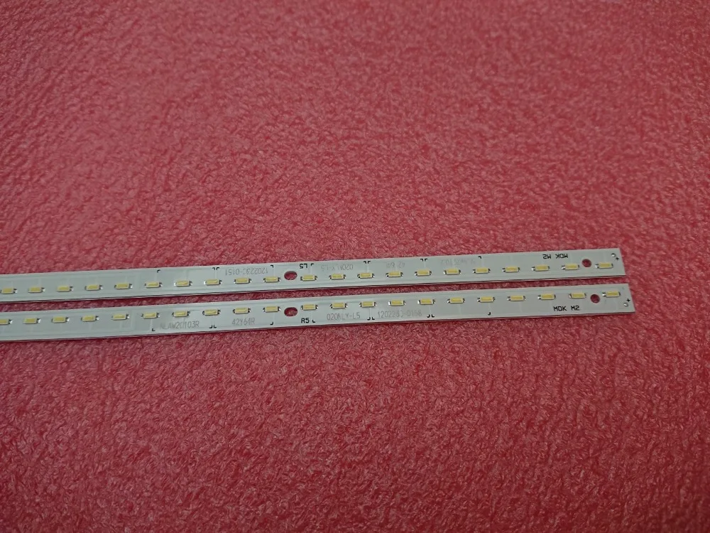 Новинка 2 шт. 64 светодиодный 475 мм светодиодный подсветка stirp для TH-L42E30W LG 42F1 42F102 NLAW20103R NLAW20103L 111116A-0354 11063C-0315