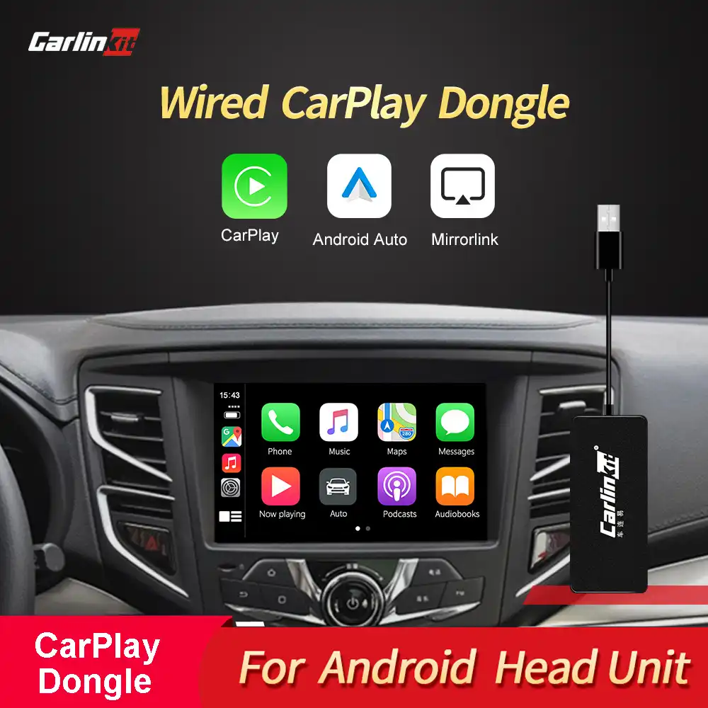 Carlinkit USB Apple CarPlay ключ и Android телефон Android авто для Android автомобильный экран сенсорный экран с iOS Carplay система - изображение