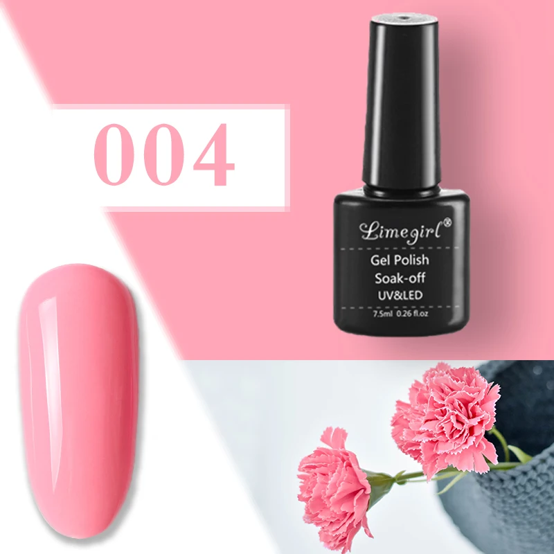 004 Новинка 7,5 мл мерцающий Гель-лак Vernis Полупостоянный УФ светодиодный Гель-лак для ногтей неоновый розовый Гель-лак принадлежности для ногтей для профессионалов - Цвет: 004