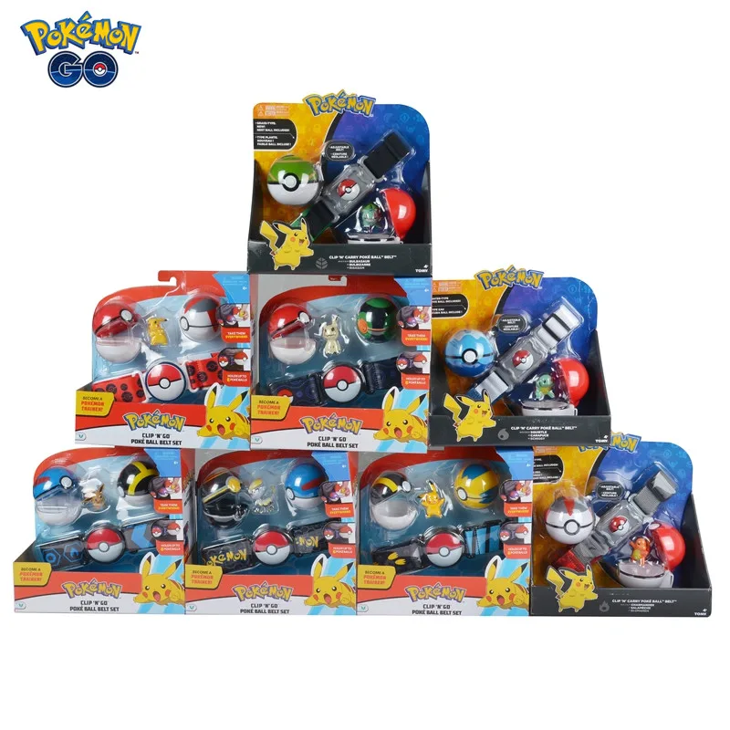 Оригинальная фигурка TAKARA TOMY Pokemon Go Game Charizard Pikachu мяч пояс Набор Аниме экшн-Фигурки