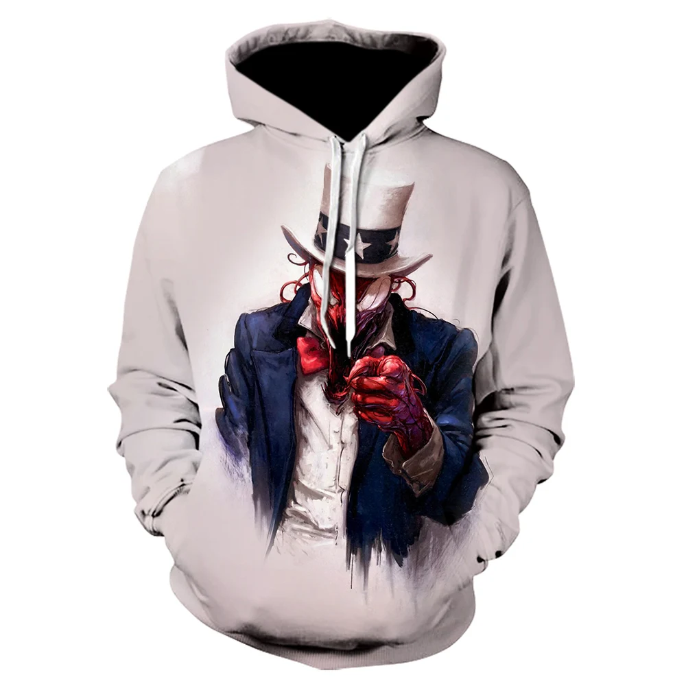 Harajuku sudadera hombre venom Серия movie 3D печать Толстовка Модный свитшот тонкие кофты с капюшоном "Marvel" череп пальто - Цвет: WE-736