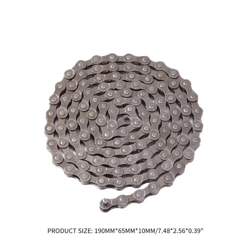 Durable Bicycle Chain Classic Delicate Bicycle Chain Quick Connector 7 Speed 116 Link Steel Mountain Bike Chain for F51