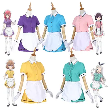 

New Blend S Kanzaki Hideri Coffee Maid Sakuranomiya Maika Kaho Hinata Cosplay Costume Japanese Anime Uniform Suit Outfit Clothes