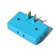 

US Plug AC 125V 15A 1500W Portable Rotation Triporate Power Plug Socket