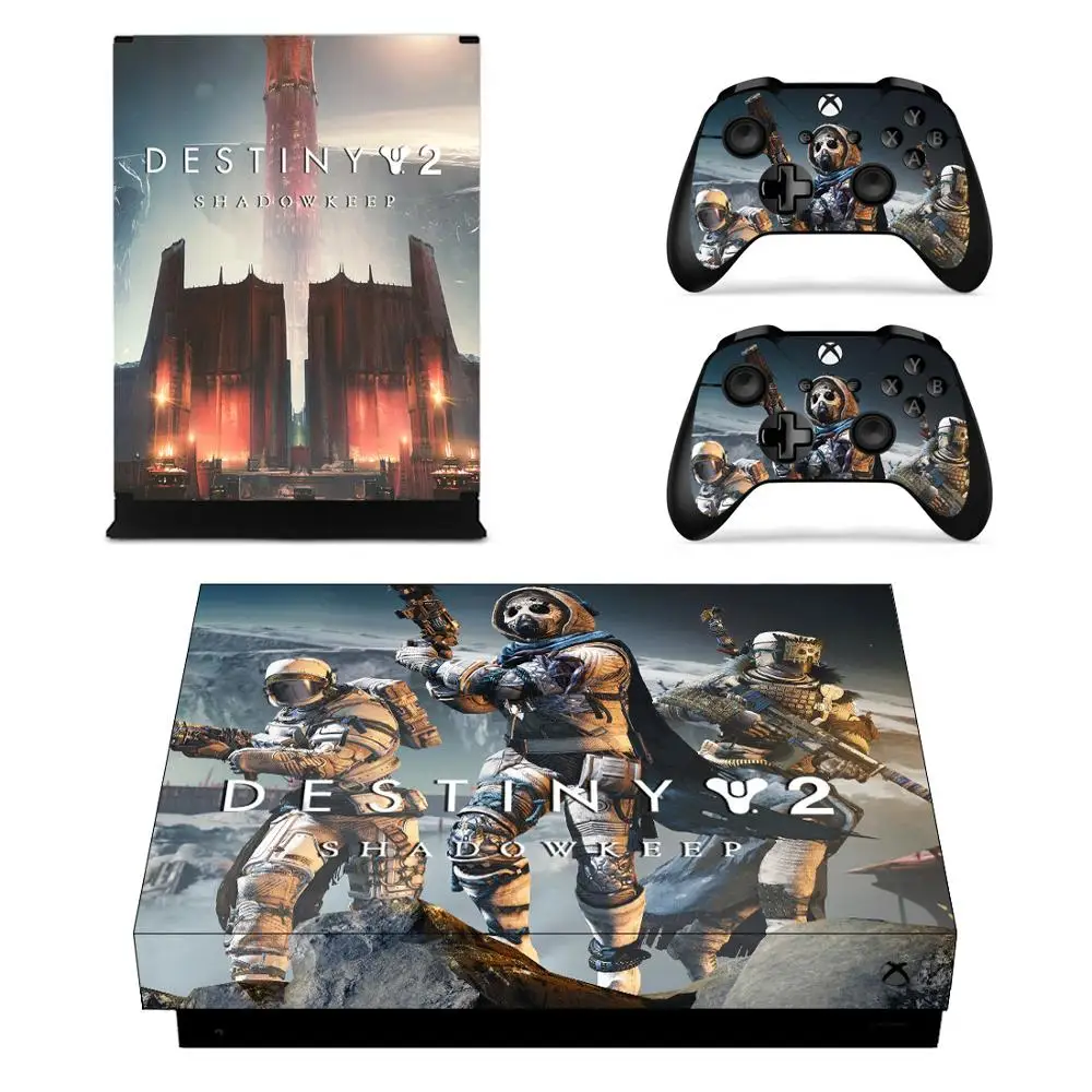 Destiny 2 Shadowkeep Полный лицевой панели кожи консоли и наклейка на контроллер для Xbox One X консоли+ контроллер кожи стикер
