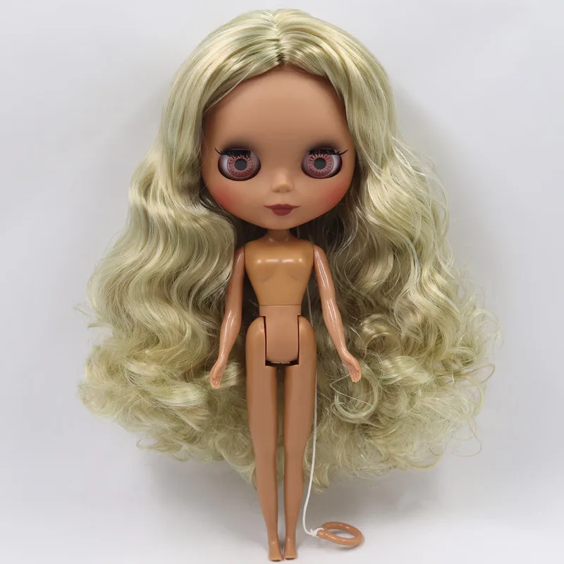 ICY Fortune Days factory blyth кукла 1/6 шарнирное тело новое матовое лицо зеленый микс каштановые волосы DIY sd Подарочная игрушка - Цвет: nude doll