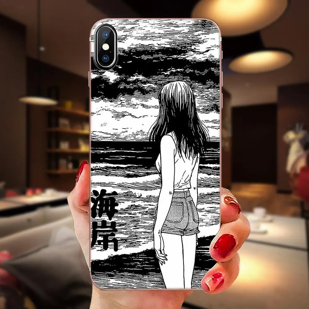 Джунджи Ito футболки ужас Мягкая обложка чехол для телефона Samsung Galaxy Note 10 A10E A10S A20S A30S A40S A50S A6S A70S A730 A8S M30S S2 S3 плюс - Цвет: as picture