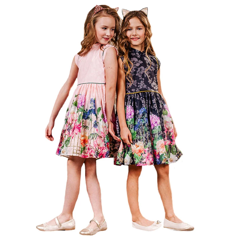 Meisjes Zomer Nieuwe Merk Kinderen Jurken Voor Meisjes Katoenen Bloem Kinderen Kleding Meisje Feestjurk 3 14Y|Jurken| - AliExpress